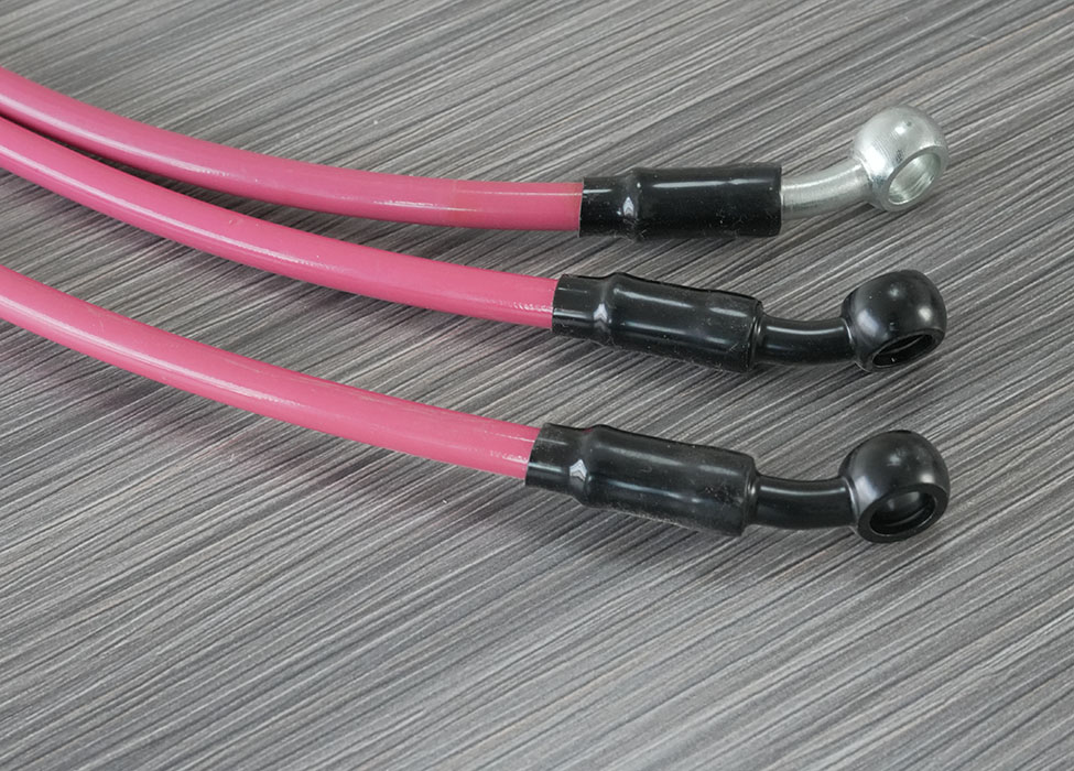 Pink Braided Brake Lines